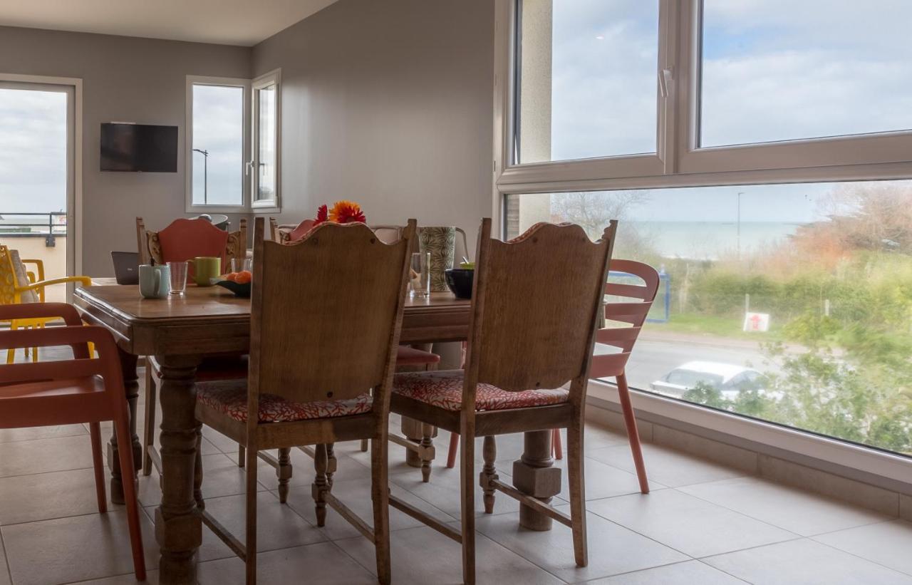 Tribord, Appt Avec Terrasse Et Vue Mer, Parking Saint-Come-de-Fresne Exterior photo