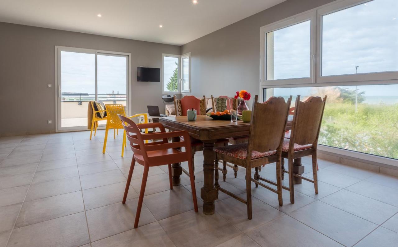 Tribord, Appt Avec Terrasse Et Vue Mer, Parking Saint-Come-de-Fresne Exterior photo