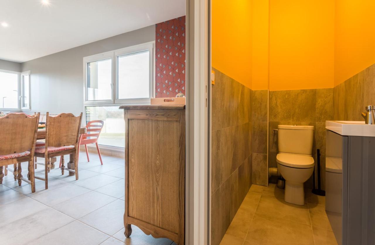 Tribord, Appt Avec Terrasse Et Vue Mer, Parking Saint-Come-de-Fresne Exterior photo